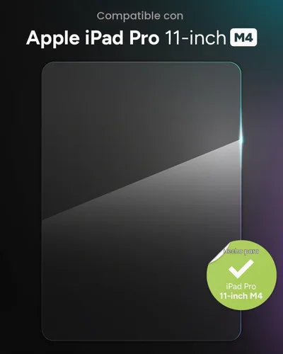 Vista 2 de ZAGG Glass Elite - Protector de pantalla para iPad Pro de 11 pulgadas (M5)/Pro de 11 pulgadas (M4), ultra fuerte, resistente a los arañazos, sin