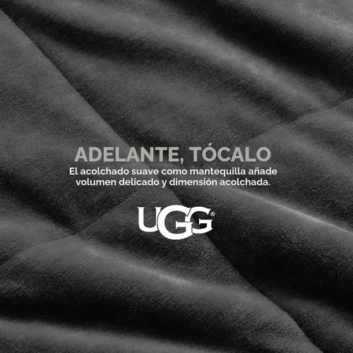 Vista 5 de UGG Nita - Manta de forro polar esponjoso y suave, 50 x 70 pulgadas, color Gris