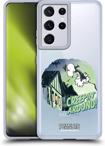 Vista 52 de Head Case Designs Funda de gel Spooktacular con licencia oficial de Peanuts Linus y Snoopy [protección de grado militar] compatible con Google Pixel