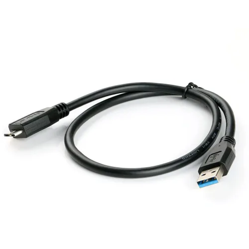 Vista 4 de USB 3.0 Cable, a macho a Micro B, Cable de sincronización de datos Transferencia Lead para LaCie Porsche Design P '9233 2TB 9000296 3TB Tasa