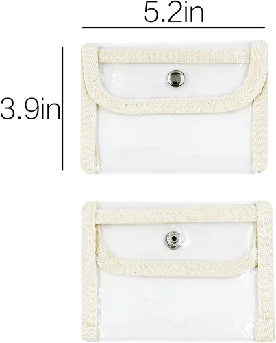 Vista 6 de AIBEARTY 4 portatarjetas transparente con purpurina impermeable, monedero, monedero, cartera, tarjetero para tarjetas de crédito, tarjetas