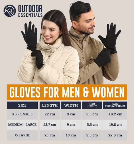 Vista 6 de Guantes para correr con pantalla táctil, forro térmico de invierno para clima frío para hombres y mujeres, guantes negros delgados, ligeros