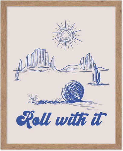 Vista 39 de Poster Master Póster de You've Yeed Your Last Haw, estampado retro de vaquero azul, arte occidental, arte moderno, arte del salvaje oeste, regalo