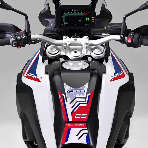 Vista 8 de labelbike - Adhesivo 3D para motocicleta, protección y decoración para depósito de combustible en resina compatible con BMW F850 GS Adventure