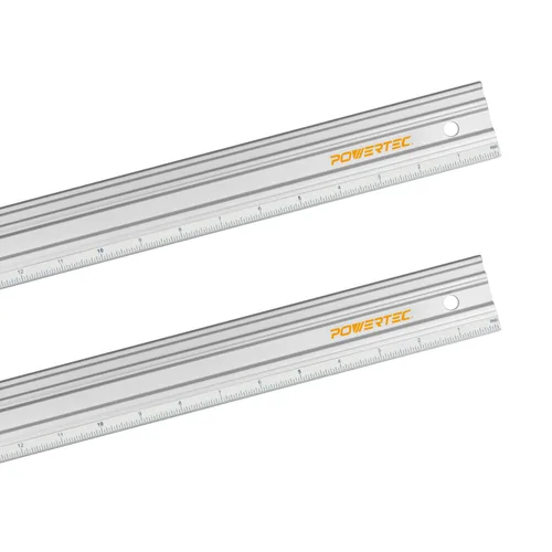 Vista 8 de POWERTEC Cuadrado de carpintero de aluminio de 12 pulgadas para carpintería, enmarcado, techos, diseño de escalera, medición de ángulo y corte