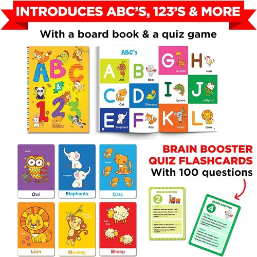 Vista 4 de Learnabee Juguetes para niños y niñas de 2 años Regalo para niños de 2 años Libros de mesa y actividades divertidas Juguetes