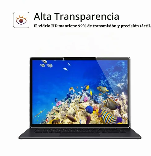 Vista 3 de Protector de pantalla Megoo ArmorShield para Surface Laptop 13.8" 8/7