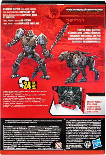 Vista 5 de Transformers Studio Series Voyager 98 Rise of The Beasts Cheetor - Figura de acción (6.5 in)