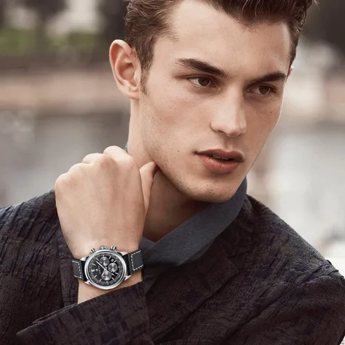 Vista 8 de Men Watch Watch for Men Waterproof Stainless Steel Chronograph Quartz Analog Fashion Business Sport Work Wrist Watches