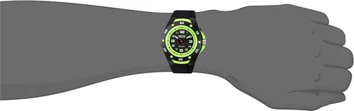 Vista 2 de Armitron Deporte Unisex 256428blg fácil de leer Dial Negro Correa de silicona reloj
