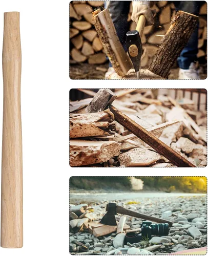 Vista 5 de uxcell Martillo de 13 pulgadas, mango de madera, mango de repuesto para garra de 2 a 4 libras o martillo de clavos rasgado, ojo ovalado