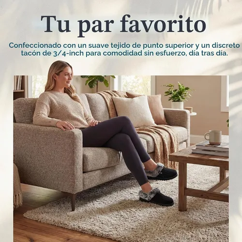 Vista 8 de Skechers Keepsakes - Pantufla Ice Angel para mujer Negro