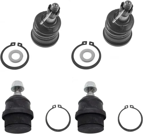 Vista 65 de TRQ Juego de juntas esféricas delanteras superior e inferior para lado del conductor y del pasajero Compatible con Acura TL 2009-2014 Acura TSX