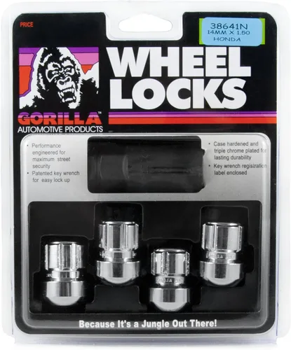 Vista 6 de Gorilla Automotriz 61681-2K Gorilla Guard Bellota 1/2 Chr 2Key Cerradura de acero