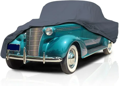 Vista 24 de USCarCover: Funda de coche de 5 capas para Cadillac CT4-V 2020-2026 Sedán 4 puertas, cobertura completa, ajuste semi personalizado, protección