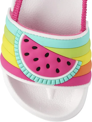 Vista 5 de Gymboree Girl's and Toddler Slides with Backstrap Sandal