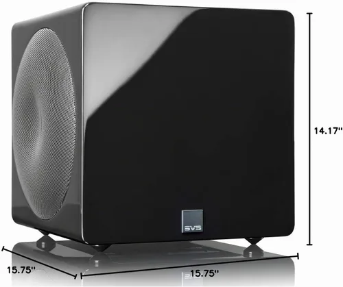 Vista 8 de SVS 3000 Micro Subwoofer Sellado con controladores duales de 8" totalmente activos (negro brillo piano)