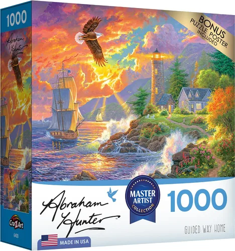Vista 2 de RoseArt - Abraham Hunter - Guided Way Home - Rompecabezas de 1000 piezas para adultos