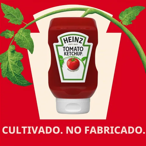 Vista 5 de Heinz Kétchup de tomate (botella de 14 oz/396.89 g)