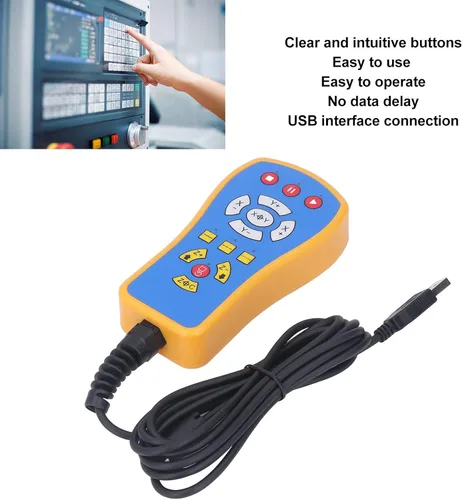 Vista 8 de 3 Axes CNC Carving Engraving Machine Control Handle USB Universal Engraver Control Handle for NCSTUDIO