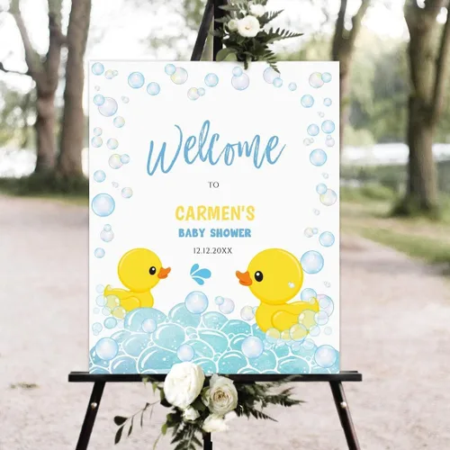 Vista 16 de Cartel de bienvenida de cactus para baby shower, suculenta baby shower