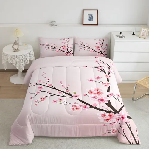Vista 25 de Feelyou Juego de ropa de cama de sirena suave para niños y niñas, juego de edredón de escamas de peces oceánicos, tamaño individual, edredón