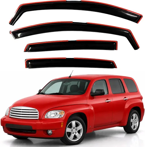 Vista 188 de KPY Protector de lluvia compatible con Ford Bronco 1980-1996, Ford F150 F250 F350, deflectores de ventilación lateral para visera de ventana