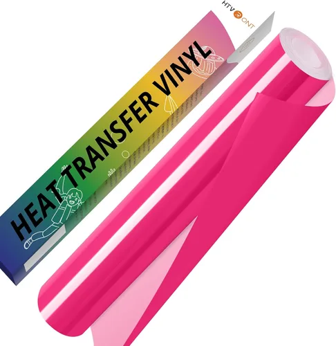 Vista 32 de HTVRONT Paquete de 14 vinilos de transferencia de calor HTV - Rollo de vinilo HTV de 12 pulgadas x 3 pies