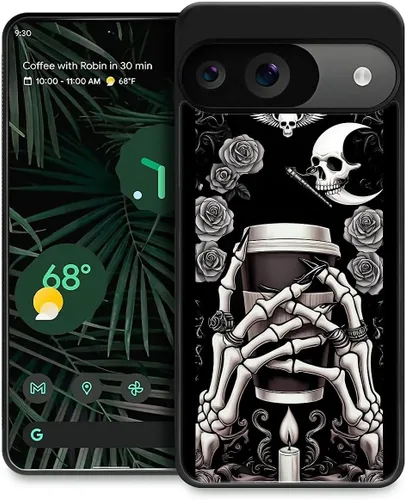 Vista 14 de Compatible con Google Pixel 4A 5G Mobile Case Creative Acrylic Back Panel Silicona Edge Case Slim Protección Especialmente para Google Pixel 4A 5G
