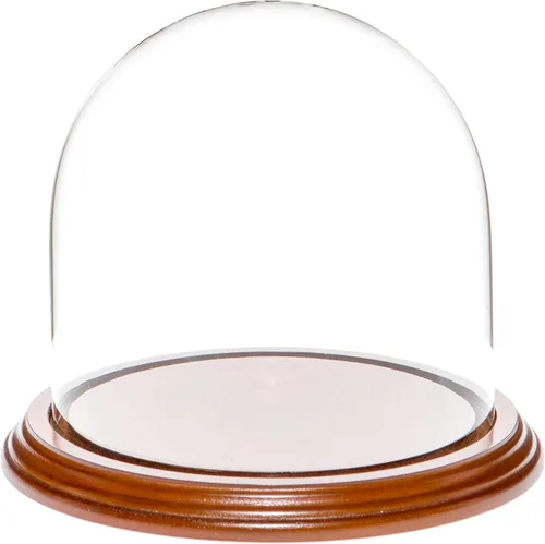 Vista 6 de Plymor Cúpula de cristal de 5.5" x 5.5" (base de madera MDF negra)