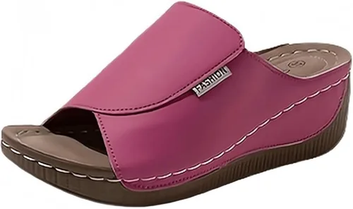 Vista 12 de Sandalias ortopédicas para mujer con soporte para el arco, sandalias cómodas para caminar, sandalias ortopédicas de verano
