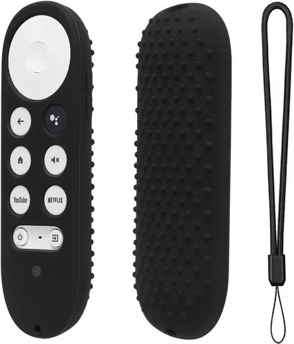 Vista 17 de Funda de silicona para Chromecast con Google TV 2020 Voice Remote Funda protectora para Chromecast Voice Remote 2020 (morado)