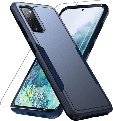 Vista 10 de Samung S20 FE 5G - Funda protectora para Samsung Galaxy S20 FE 5G, con protector de pantalla [probada contra caídas de grado militar], funda Negro