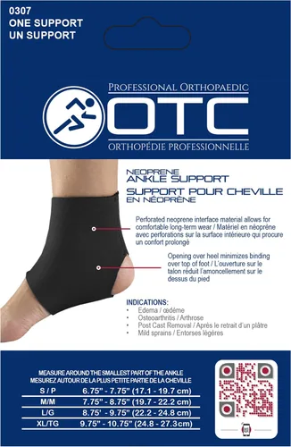 Vista 7 de OTC Tobillera, estilo sin cordones, neopreno, talla S