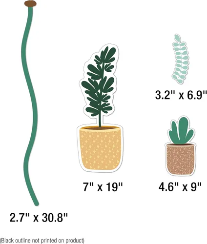 Vista 4 de Carson Dellosa Grow Together - Decoración para el aula de jardín y plantas