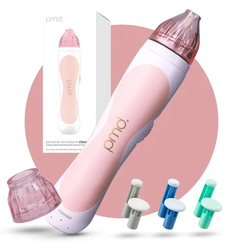 Vista 14 de PMD Beauty Personal Microderm Classic - Uso en el hogar, herramienta exfoliante facial, kit de máquina de microdermoabrasión para el cuidado