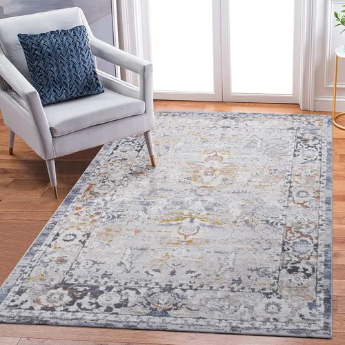Vista 21 de NAAR PAYAS - Alfombra de área de 2 x 3 pies, diseño geométrico beige para sala de estar, dormitorio y comedor