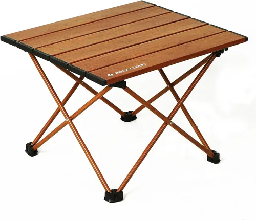 Vista 18 de ROCK CLOUD Mesa de campamento portátil de aluminio ultraligera, mesa de playa plegable para camping, senderismo, mochileros, picnic al aire libre