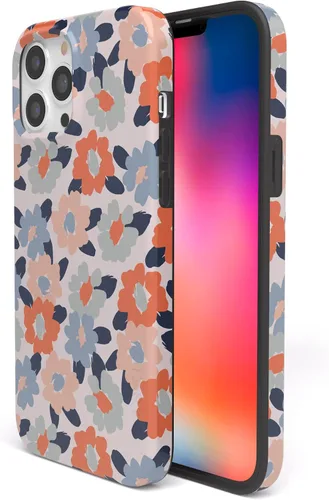 Vista 2 de Casely Funda para iPhone 13 Pro Compatible con MagSafe Campo de flores Funda floral pastel