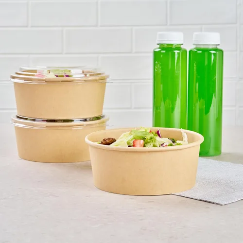 Vista 8 de Restaurantware - Bio Tek - Recipientes para llevar de 6 x 2.5 pulgadas, 200 cuencos desechables para alimentos – Tolerantes al calor, aptos