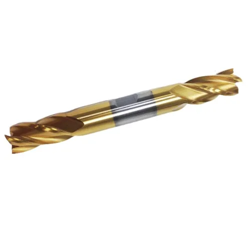 Vista 4 de HHIP 5804-0500 1/2 "x 1/2" de acero de alta velocidad 4 flautas Fresa de extremo, extremo doble