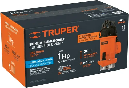 Vista 5 de Bomba sumergible de hierro fundido para agua limpia 1 HP