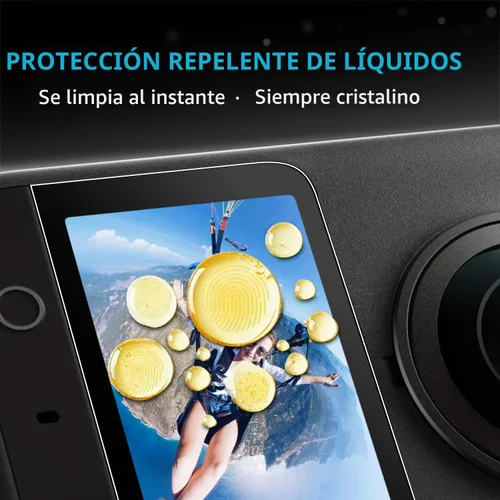 Vista 2 de Protector de pantalla+protector de lente para DJI OSMO 360, protector de lente de cámara antiarañazos PC cubierta de lente para OSMO 360 Accesorios