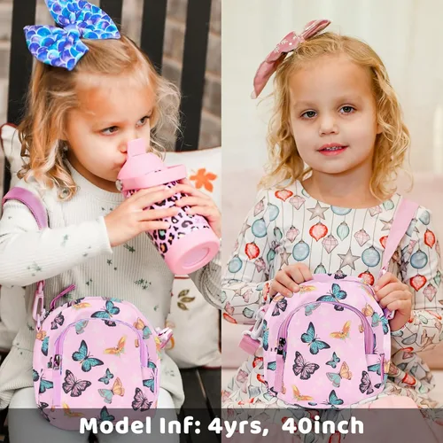 Vista 2 de Choco Mocha Monederos para niñas pequeñas de 3 a 8 años