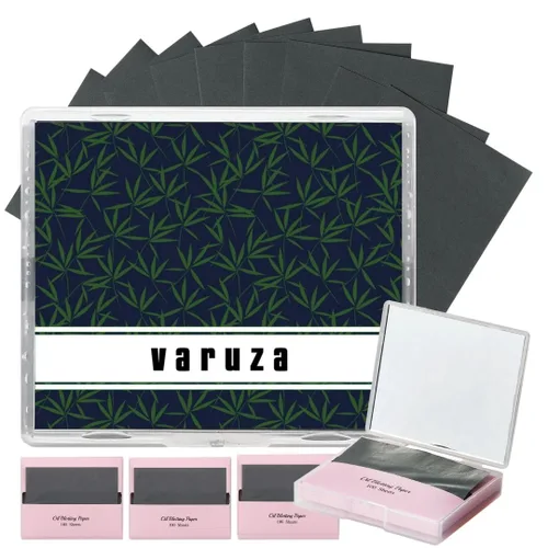 Vista 14 de [100 unidades + estuche de espejo] Hojas de secado de aceite de carbón de bambú natural para cara coreana con estuche de espejo
