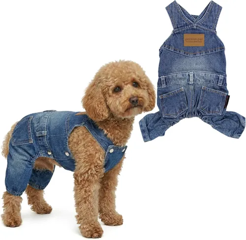 Vista 54 de Parisian Pet Camisa para perro de Amazonia - Ropa de algodón para perros pequeños - Elegante traje tropical para perros - Ropa ligera y suave
