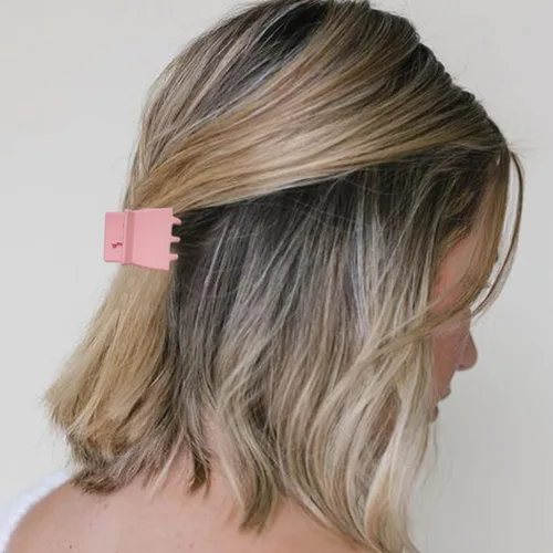 Vista 5 de Pinzas para el cabello para mujeres y niñas, pinzas antideslizantes de 1.3 pulgadas con acabado mate para peinar cabello fino y grueso (20 unidades)