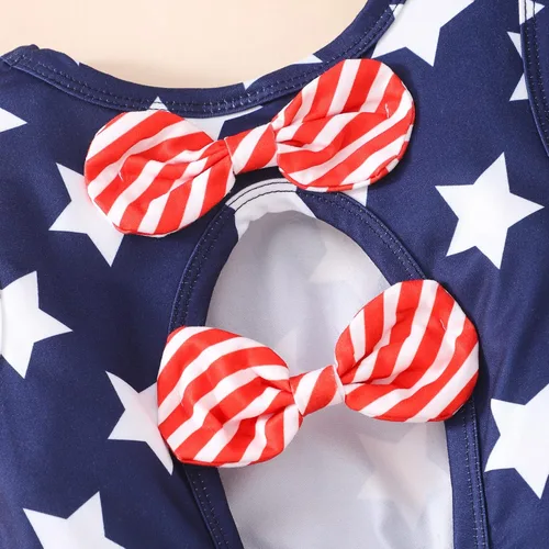 Vista 5 de Popshion Vestidos sin mangas para niñas pequeñas, vestido con lazo en la espalda, ropa de verano para niña, vestido de fiesta de cumpleaños