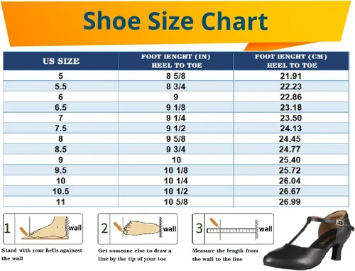 Vista 7 de Zapatos de baile de salón latino para mujer, zapatos de tacón para boda, con correa en T