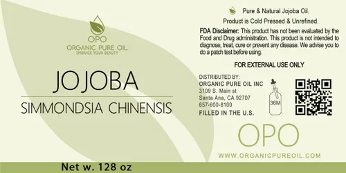 Vista 2 de Aceite de jojoba dorado – Aceite puro prensado en frío, sin OMG, a granel de 128 onzas – Aceite portador de hohoba de 1 galón para bricolaje